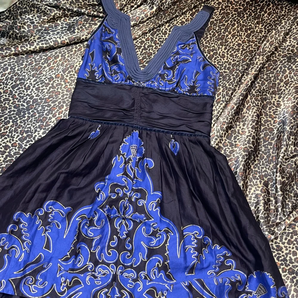 Free People Victorious Twee Retro Mini Dress